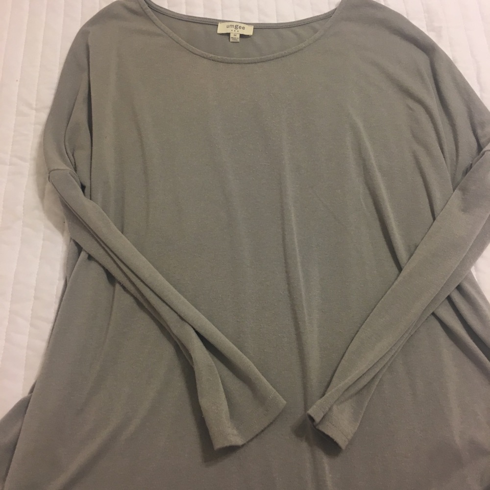 Umgee Brand Tunic in Gray